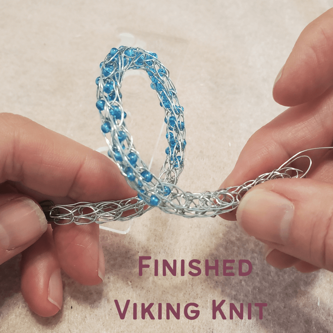 Viking knit with beads outlet