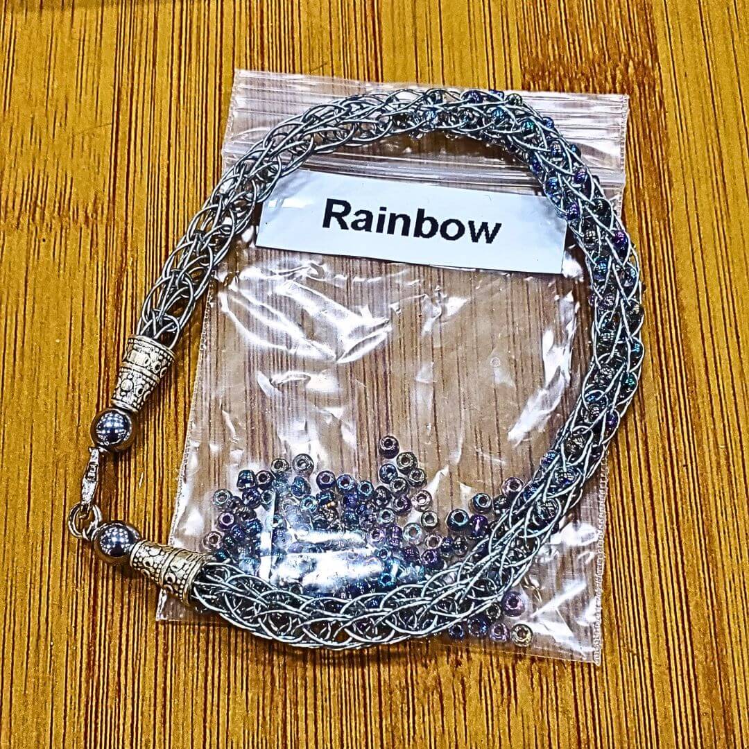 Viking knit with beads on sale